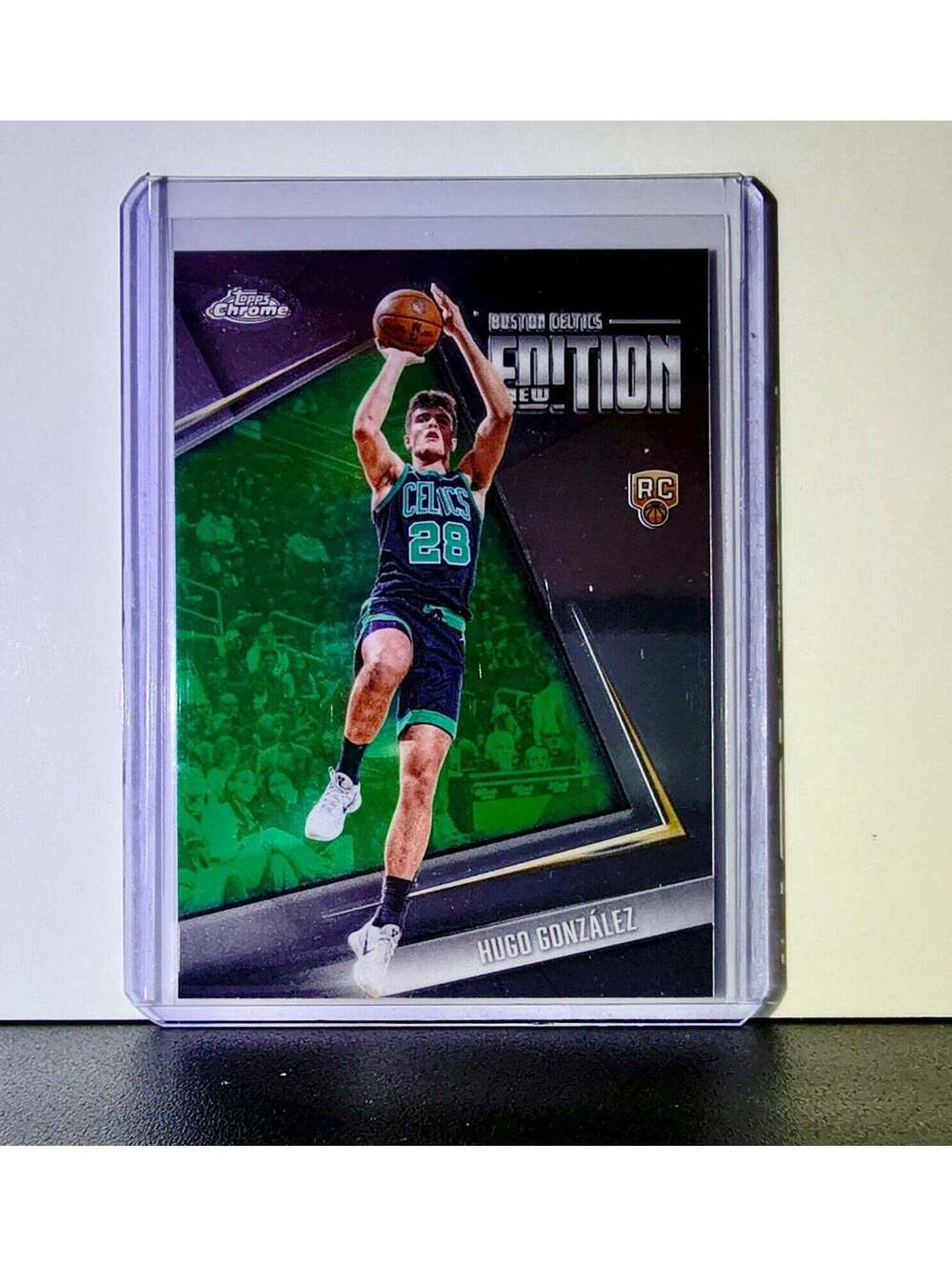 Hugo González Rookie 2025-26 NBA Topps Chrome Update New Editions #GR-20 Celtics